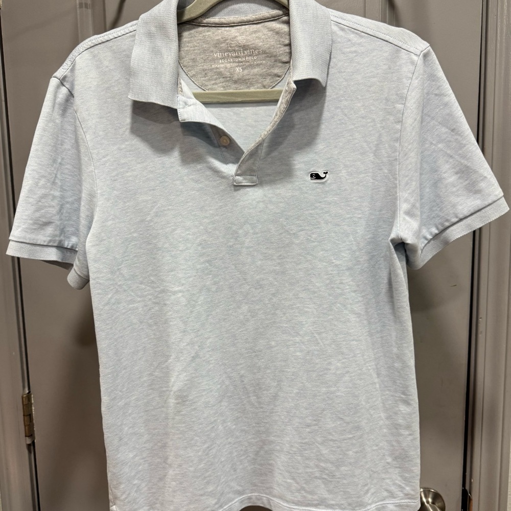 Vineyard Vines Blue Polo Shirt Classic Style